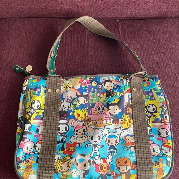 Tokidoki Multicolor Tote Bag - Picture 2 of 5